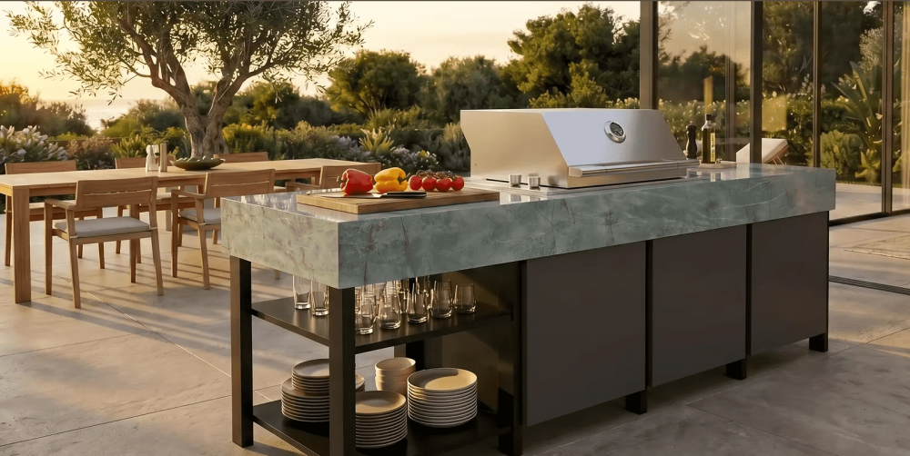 cuisine-exterieure-orange-ilot-repas-jardin (1)