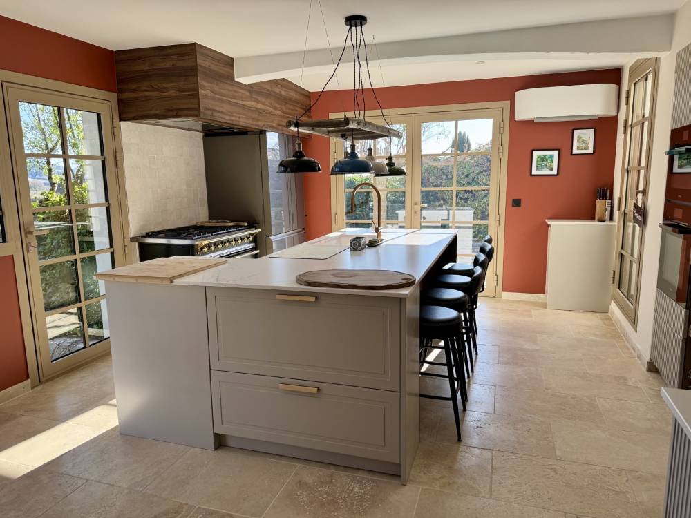 cuisine - ilot central sur mesure