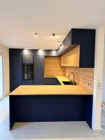 cuisine bleu profond