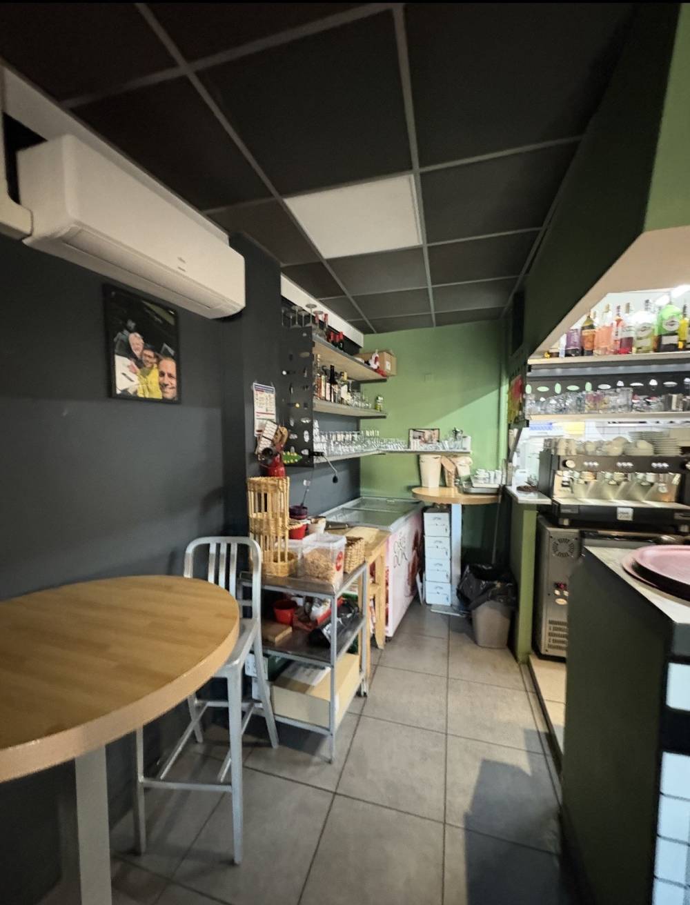 Détail de la salle du restaurant
